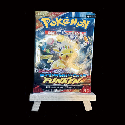 1x Stürmische Funken Booster (DE) - Deutsch - Pokemon TCG