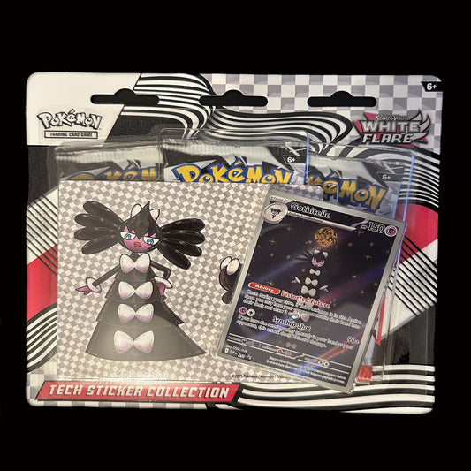 White Flare Tech Sticker Collection - Gothitelle - Englisch (EN) - Scarlet & Violet